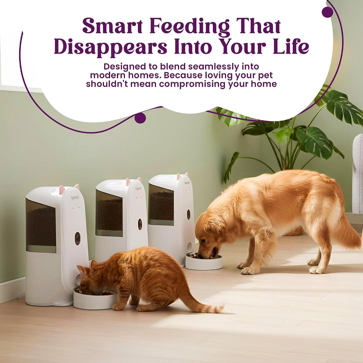 Smart WiFi Pet Feeder with HD Camera