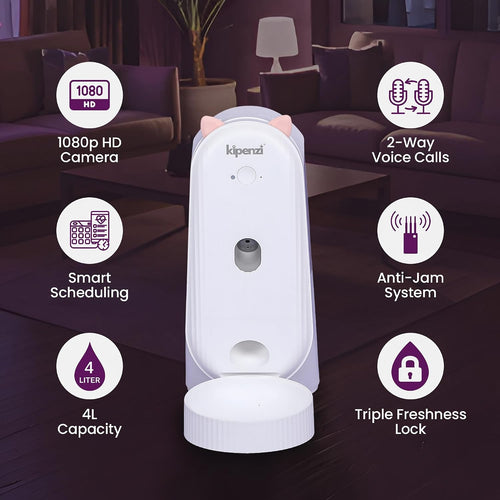 Smart WiFi Pet Feeder with HD Camera