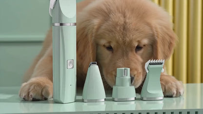 4 in 1 Electric Pet Grooming Kit - Hair Trimmer, Clippers, Nail Grinder for Cats & Dogs (Copy)